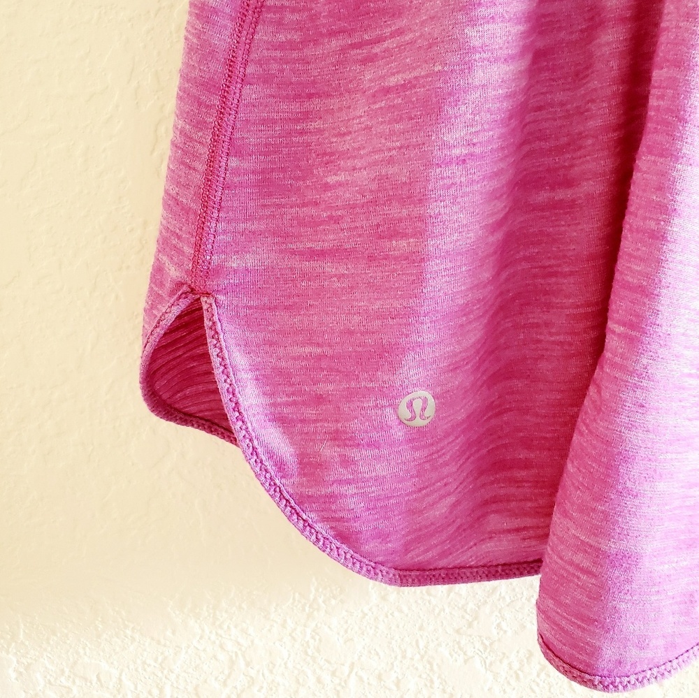 Lululemon Purple Ruched Racerback Tank Top - Picture 4 of 8